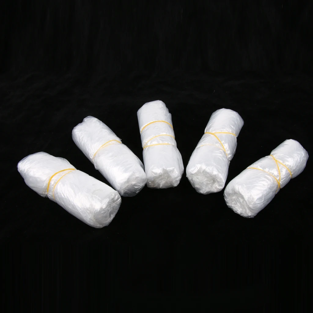 50 Pieces Women Men Waterproof Disposable Extra Large Bath Shower Caps Hats for SPA Salon Home Hotel