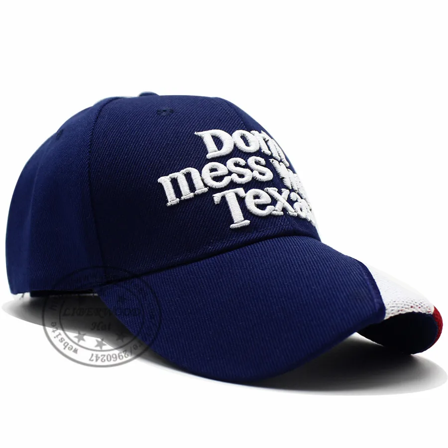 LIBERWOOD Don't Mess with Texas Embroidery Baseball Cap Snapback hat Dad Hat for Men Women wild woodland hunting hat cap Bone baseball cap baseball caps baseball hats