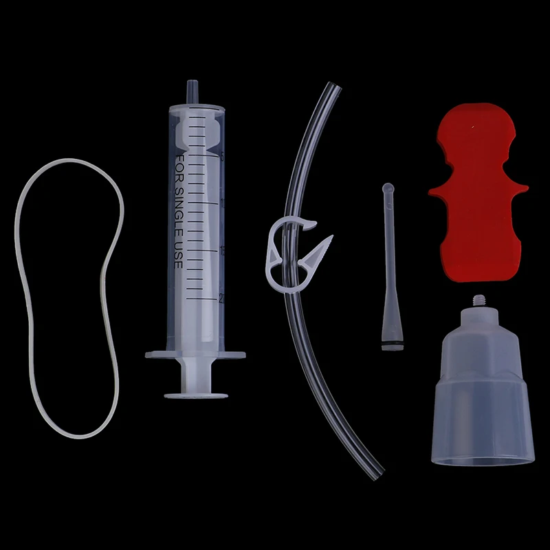 

6pcs/set Hydraulic Brake Bleed Kit For Brake System, Mineral Oil Brake, Funnel Set Bike Repair Tool