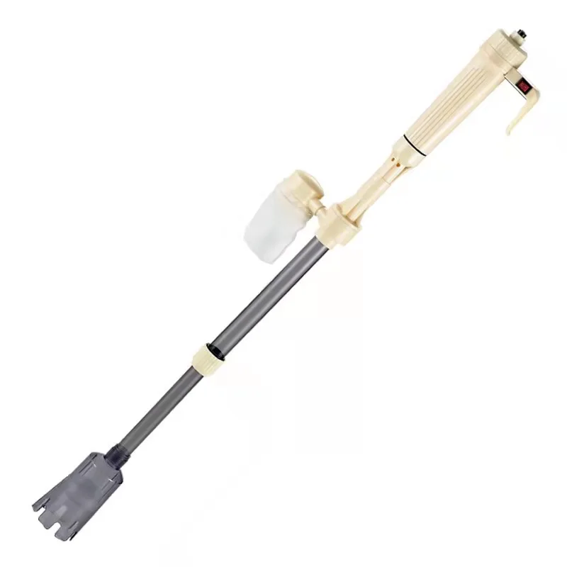 2022 Electric Aquarium Gravel Cleaner AC/Battery Powered Fish Tank Siphon Water Change Cleaning Tool Sand Washing Filter Brush