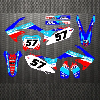 

Motorcycle stickers custom complete tool graphics background decal sticker quantity luster for teamCRF250R10-13 450R09-12 2009