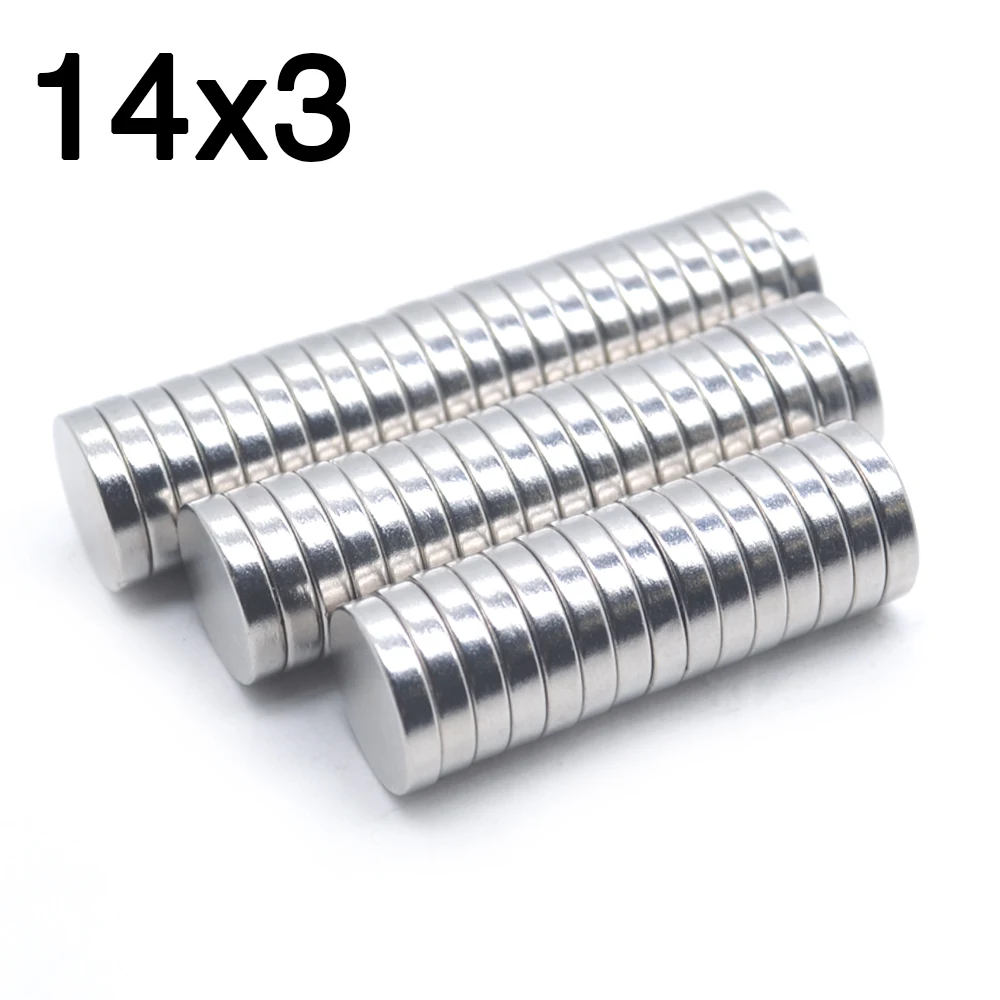 

500 pcs 14x3 surround small round NdFeB NdFeB Magnets 14x3mm N35 super powerful strong rare earth magnet, 14 * 3