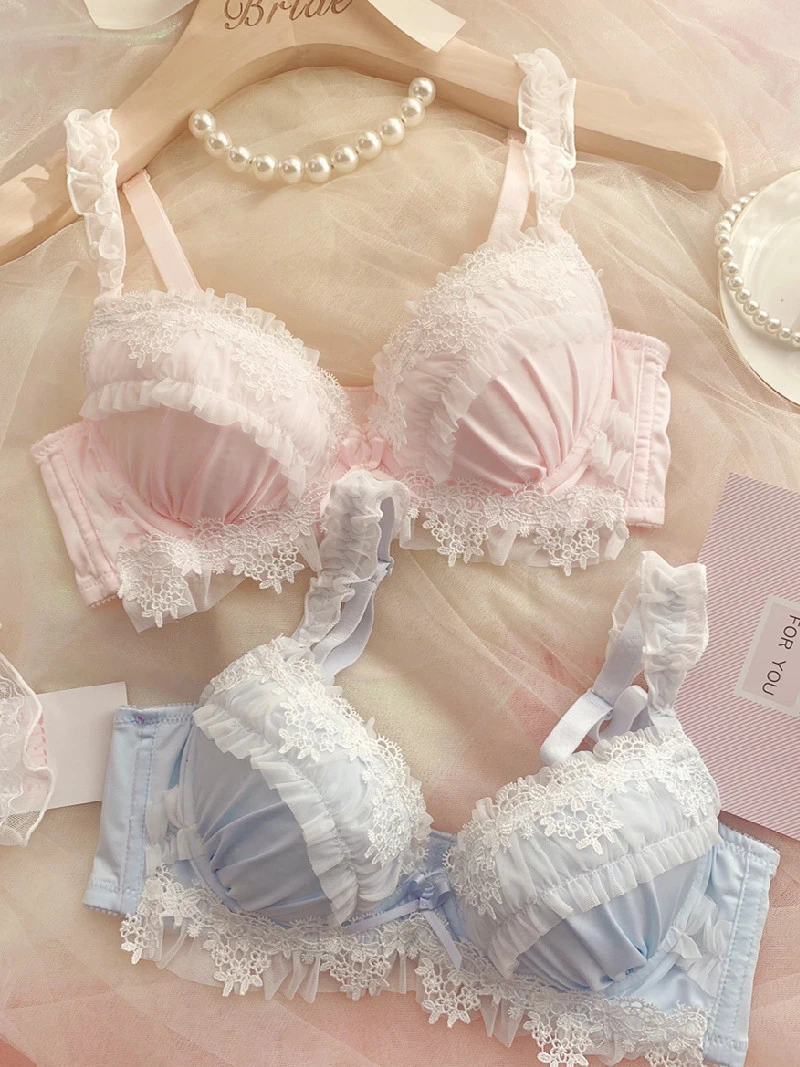 Ribbon & Lace Kawaii Princess Girly Lingerie Set