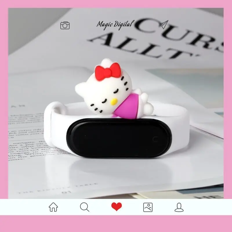 KT cat Милый mi band 4 ремешок сменный силиконовый mi 4 band ремни игрушка my band 3 ремешок для xiaomi mi band 3/4 аксессуары для браслетов - Цвет ремешка: KT cat