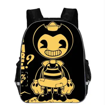 

Bendy And The Ink Machine Backpack For Children School Bags Cartoon Game Printing Book Backpack Daily School Backpacks
