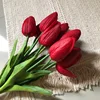 5/10Pcs Tulips Artificial Flower PU Real Touch Tulip Bouquet Fake Flower for Home Gift Wedding Decorative Flowers 21 Color Avail 4