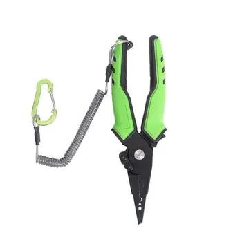 

Aluminum Alloy Self-locking Green Fishing Pliers Hooks Remover Fishing Tool