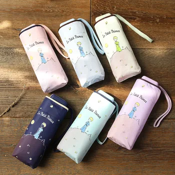 

Cartoon Little Prince Umbrella Rain Women Folding Umbrellas Female Sunny Parasol Lovely Paraguas Mini Pocket Parasol gear New