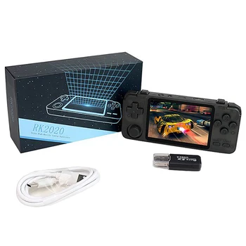 

Rk2020 3.5Inch Retro Console IPS Sn Portable Handheld Game Console PS1 N64 Games Video Game Player