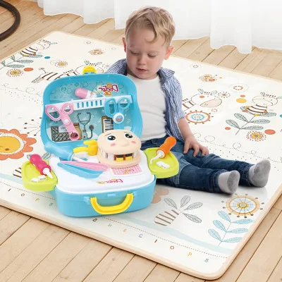 Игрушка для дома, моделирование чемодана, игрушка для приготовления пищи, кухонный инструмент, медицинский игровой набор для детей на день рождения