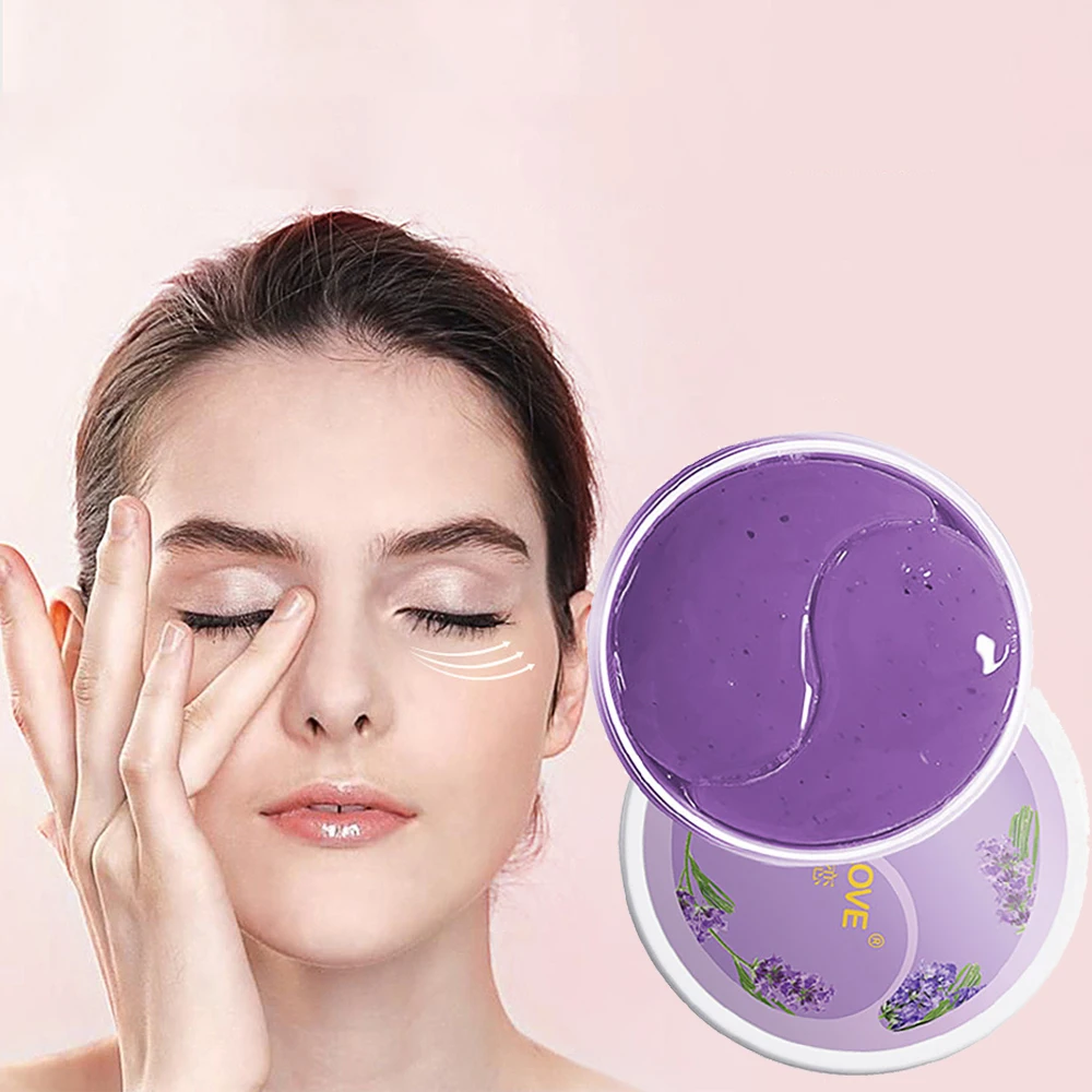 Lavender Hydrogels Eye Mask Patch Moisturize Remove Dark Circles Anti