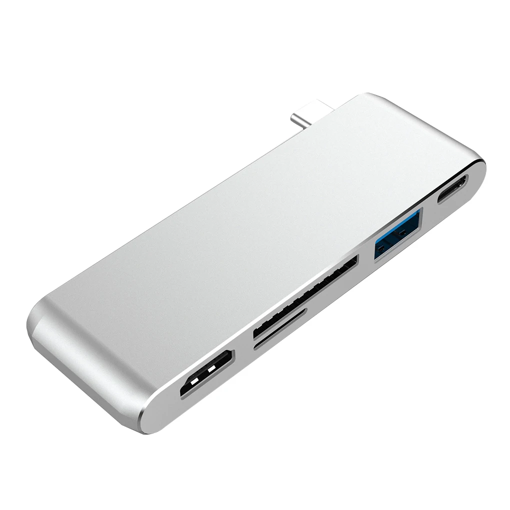 Концентратор type-c USB3.0 HD порт SD Micro SD кардридер портативный адаптер разветвитель телефон USB зарядное устройство