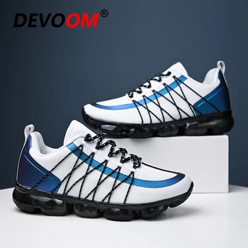 

2019 New Outdoor Running Shoes for Men Jogging Walking Gym Sports Shoes Men Lace-up Athietic Breathable Air Sole Sneakers Men 46