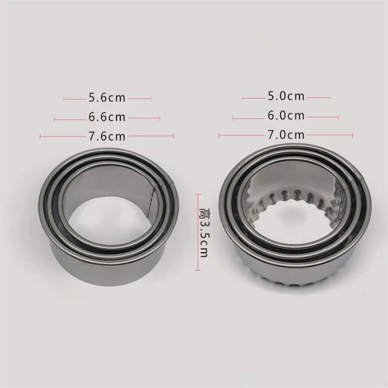 304 Stainless Steel Dumpling Maker 3pcs/set