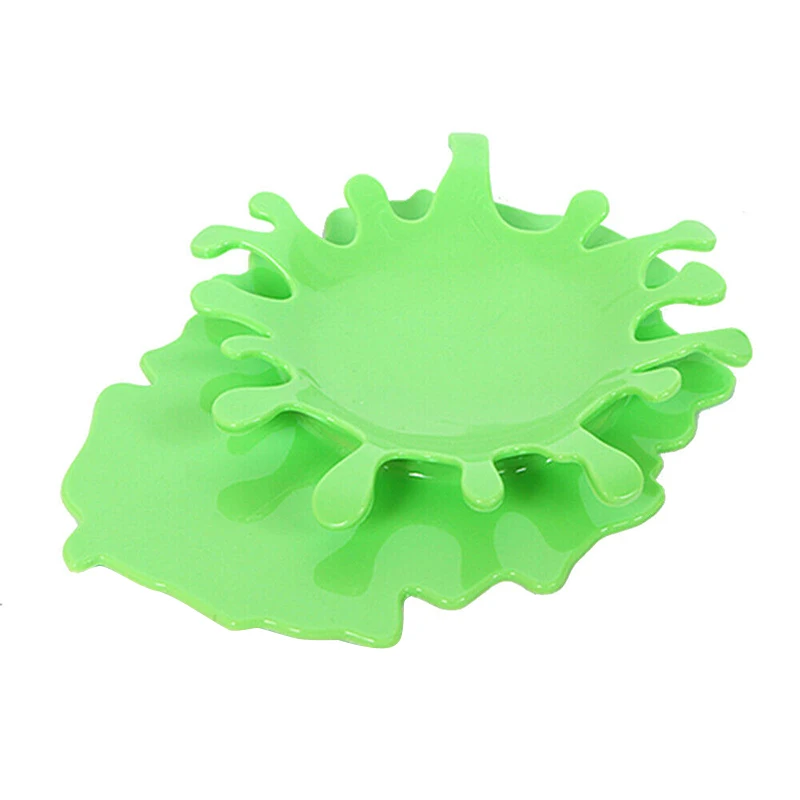 Plastic Ketchup Shape Spoon Rest Holders 4 Colors Splashing Blood Stand Organizer JAN88