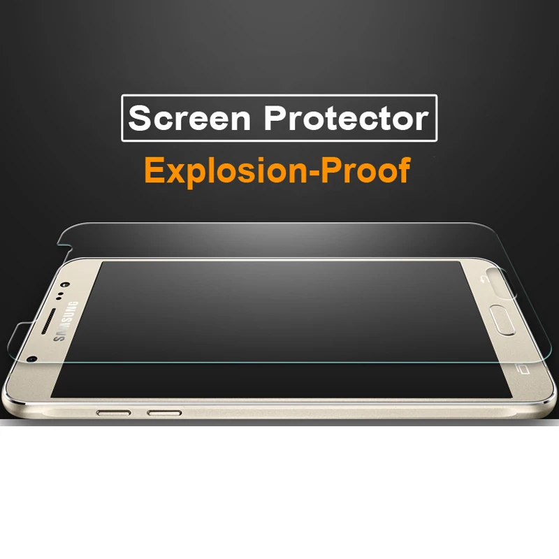 С уровнем твердости 9H HD закаленное Стекло на для Samsung Galaxy A3 A5 A7 J5 J3 J7 корпусы для телефонов стандарты защитное стекло-пленка