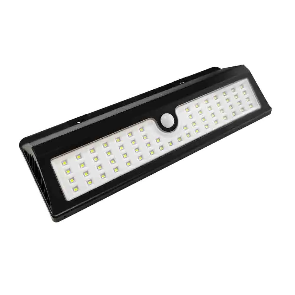 U 62LED -1PC Солнечный светильник s наружный 62 светодиодный супер яркий настенный светильник с датчиком движения беспроводной садовый светильник безопасности с 3 режимами работы, водонепроницаемый - Испускаемый цвет: U 62LED -1PC