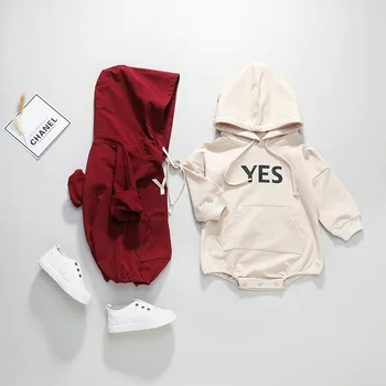 

Baby Romper 2020 Spring Hooded Baby Hood Clothes
