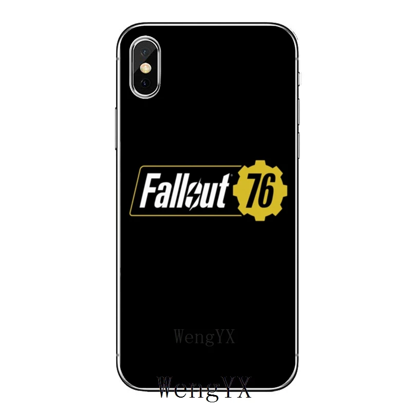 Чехол Fallout 76 для iPhone 11 pro XR X XS Max 8 7 6s plus SE 5s 5c iPod Touch 5 6