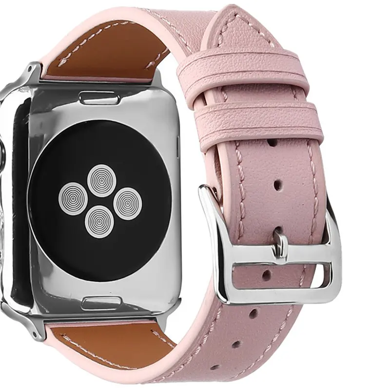 Ремешок для Apple Watch 38 мм 40 мм 44 мм 42 мм Женский сменный ремешок из натуральной кожи для IWatch серии 5 4 3 2 1 Ремешки для наручных часов