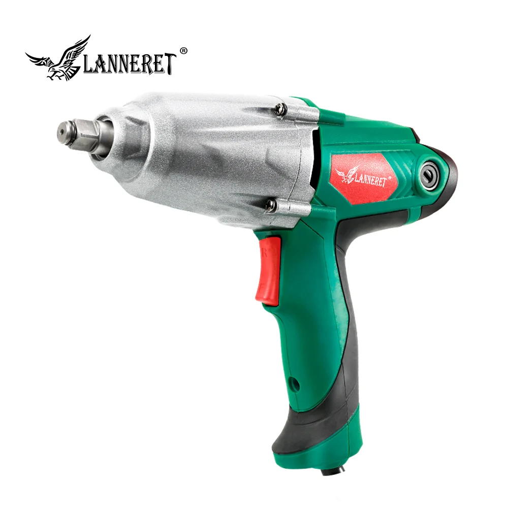 Cheap LANNERET 450W Electric Impact Wrench 300Nm Max Torque 1 2 inch Car Socket Electric Wrench Changing Tire Tool