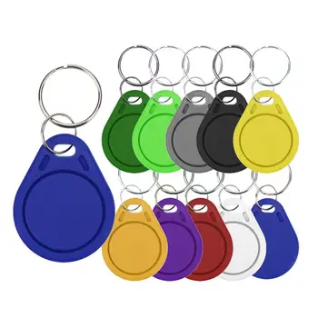 Control de Acceso RFID UID Fob 13,56 MHz bloque 0 Sector grabable, clon de tarjeta IC, etiquetas de llave inteligentes cambiables 1K S50, 5 uds.