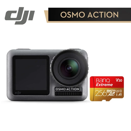 DJI Osmo экшн Водонепроницаемый спортивные Камера комбо для DJI Original двойные экраны с разрешением 4K HDR Videostabilized 8xSlow движения UHD изображение - Цвет: 128GB