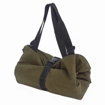 

Car Tool Roll Up Bags Waxed Canvas Storage Carrier Tools Tote Sling Holder Back Seat Organizer