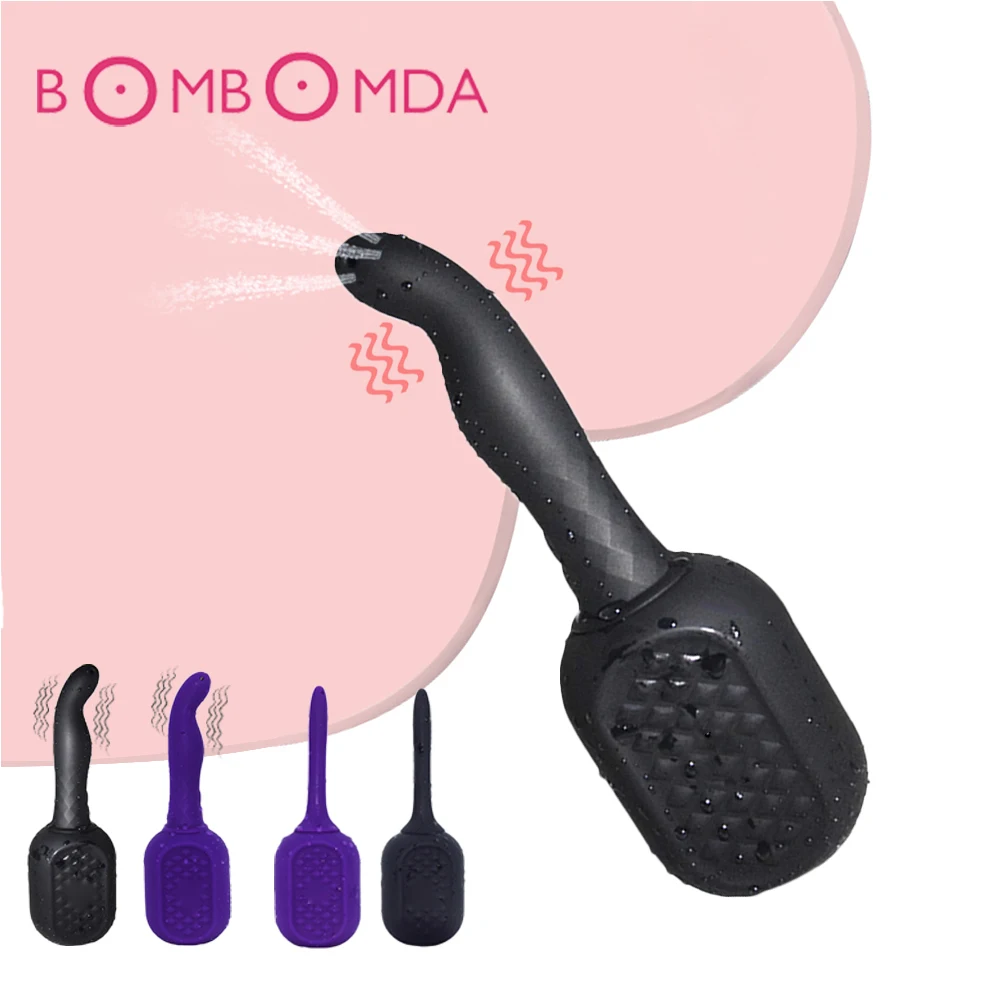 Sex Toys Anal Cleaning Vagina Enema Dildo Vibrator For Women Prostate Massager Butt Cleaner Vibrating Dilator Adult | Красота и