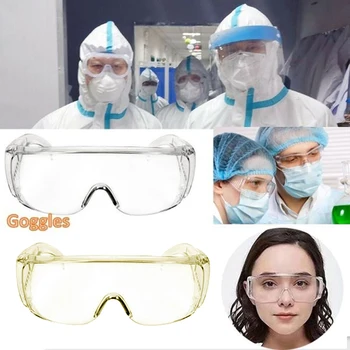 

Transparent Safety Goggles Anti-splash Anti-fog Dustproof Anti-UV Glasses Adults Eyewear Eye Shield Protective Eye Protection