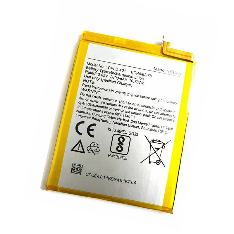 

High Quality 2800mAh Battery CPLD-401 for COOLPAD MAX A8, COOLPAD MAX, A8 Cell Phone