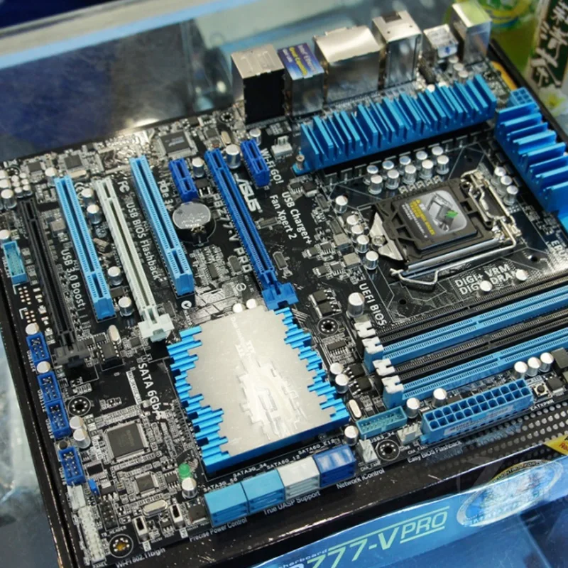 Материнская плата LGA 1155 DDR3 ASUS P8Z77-V PRO Intel Z77 Core i7/Core i5/Core i3/Pentium/Celeron 32GB PCI-E 3,0 Asus б/у материнская плата