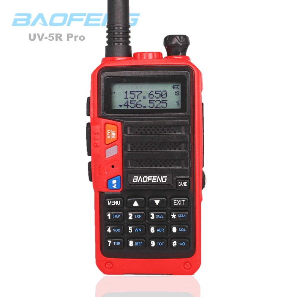 

New Two Way Radio Baofeng UV 5R Pro 8W Power Radio Comunicador Dual Band VHF UHF Walkie Talkie UV-5R Upgrade CB Radio Ham Radio