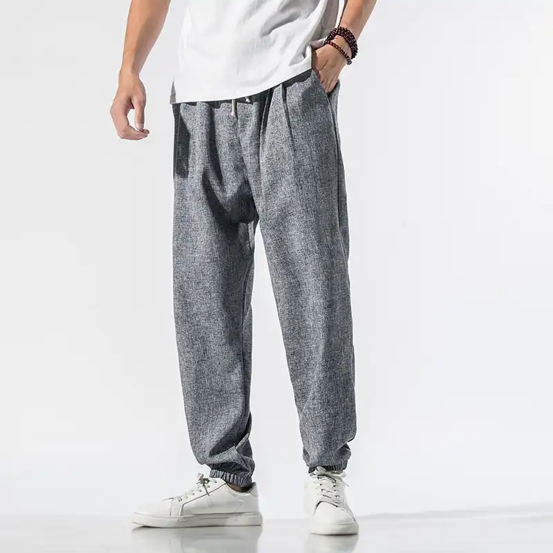 lightweight cotton joggers