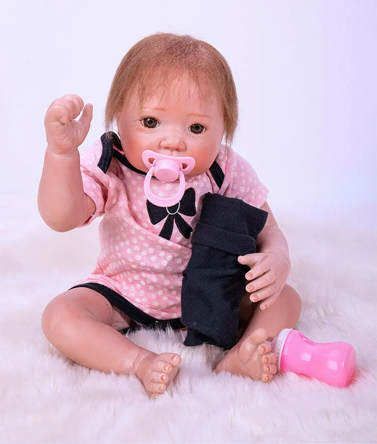 2" Reborn Baby куклы ручной работы Виниловые реалистичные куклы для девочек детский подарок Preemie подарки силиконовые Reborn Baby куклы