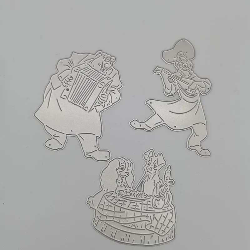 Cheerful Music Restaurant Metal Cutting Dies Stencils for DIY Scrapbooking photo album Decorative Embossing Paper Cards | Дом и сад