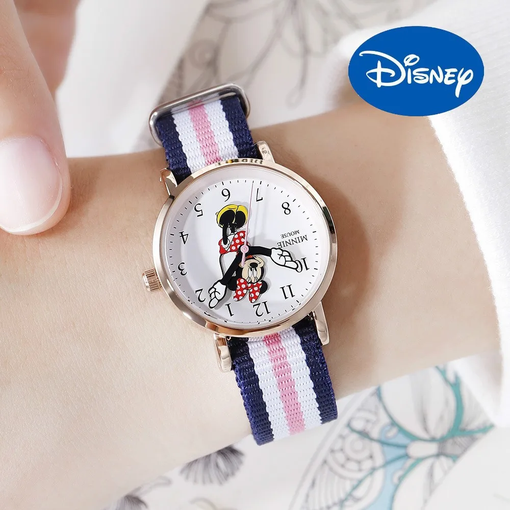 

Authentic Disney Children's Watch Minnie Cute Quartz Watch Elementary And Middle School Student Watch Mickey Cartoon Watch
