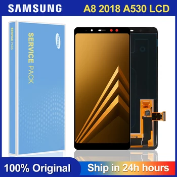 

100% ORIGINAL 5.6'' Display LCD for SAMSUNG Galaxy A8 2018 LCD A530 A530F LCD Touch Screen Digitizer Assembly