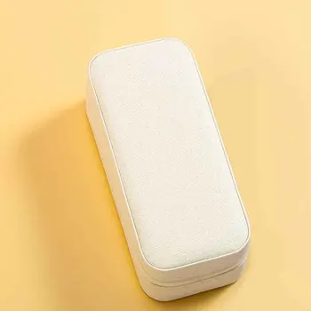 

Ring Display Gift Anti Scratch Travel For Necklaces Jewelry Box Mini Portable Minimalist Desktop Storage Organizer PU Leather