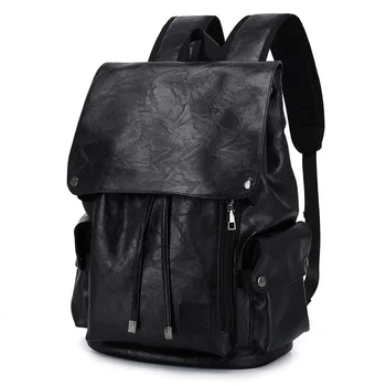 

men leather mochilas hombre viajes brands bag school backpacks anti theft tasche rucksack sac a dos homme business rugtas mannen