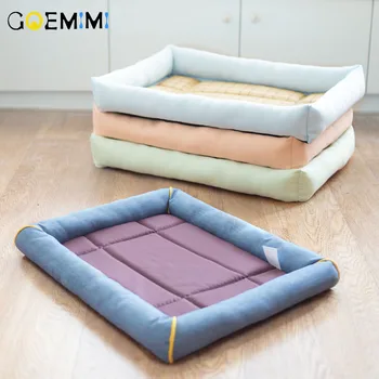 

Soft Oxford Bed Pets Dog Cat Mats Suit For Four Season Pet Bed Warm Sleeping Cushion cama para cachorro