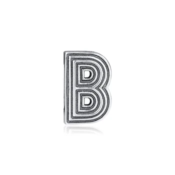 

GPY Letter B Charms 925 Original Fit Reflexions Bracelet Sterling Silver Charm Beads for Jewelry Making Jewellery