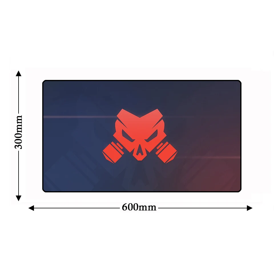 Большой Lockedge Rainbow Six Siege компьютерный коврик для мыши tapis de souris 60*30 см нескользящий Настольный коврик игровая клавиатура геймер большой коврик для мыши