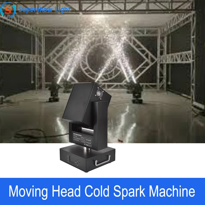 

DMX512 Remote Control Vuurwerk Machine Spark Fountain Electronic System Smokeless Moving Head Cold Spark Machine