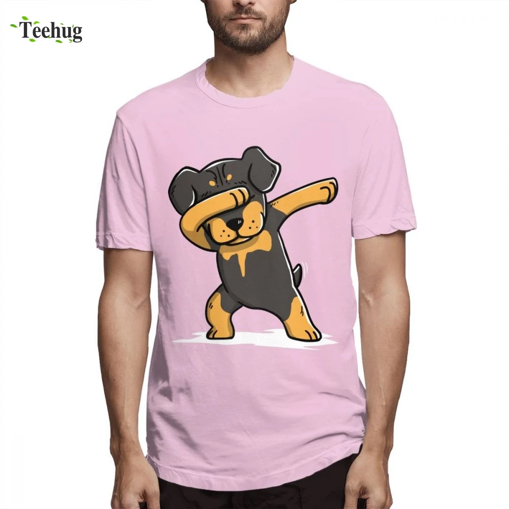 3D печать Dabbing Rottweiler забавная Мужская футболка для мужчин Сумасшедший Топ дизайн