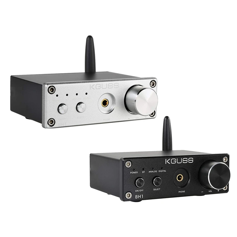 KGUSS BH1 Headphone Amplifier Headphone Amp Bluetooth 5.0 Stereo Digital Amplifier Receiver for