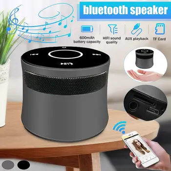 

bluetooth Speaker 600mAh Battery Capacity TF Card AUX-Playback HIFI Sound Player Support A2DP AVRCP Handsfree-Profile 280HZ-16KH
