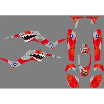 

Full Graphics Decals Stickers Motorcycle Background Custom 3M For HONDA TRX 400 EX 1999 2000 2001 2002 2003 2004 2005 2006 2007