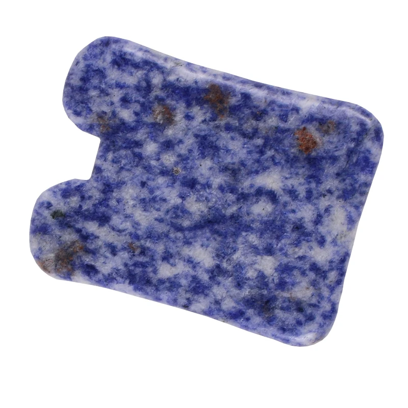 

Sodalite Gua sha Tool Beautiful Skin Detox Facial Body Eyes Neck Massager Reduce Wrinkles Aging Original Natural Stone Health