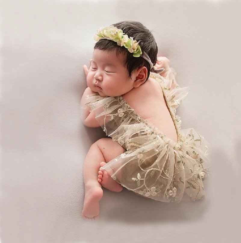 newborn baby girl dress for photoshoot